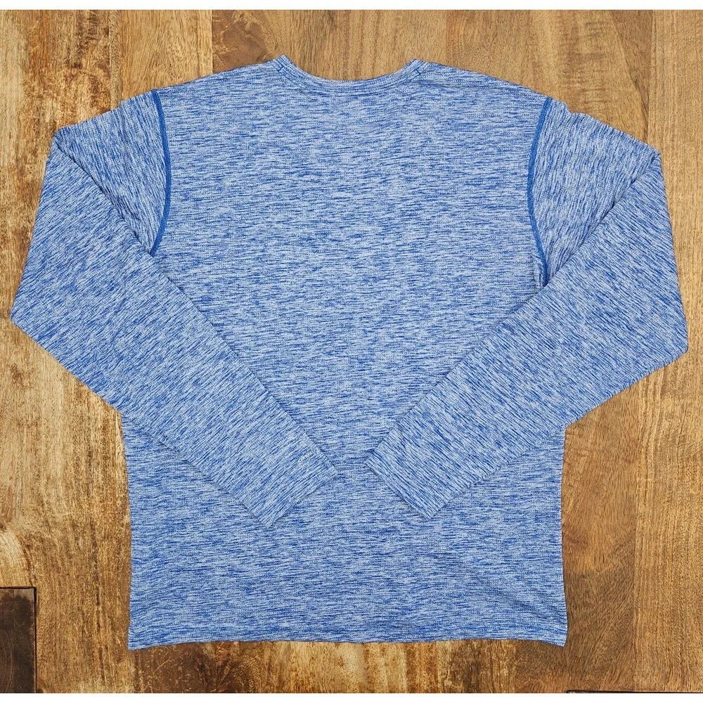 Columbia Omni-Wick T-Shirt Men's L Blue Activewear Long Sleeve Outdoor